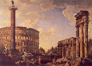 Giovanni Paolo Pannini Roman Capriccio oil painting